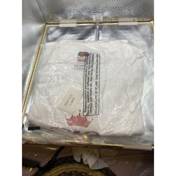 Vintage 2000s Budweiser Beer Promo Graphic T Shirt Men's XL White Rare - Picture 5 of 5